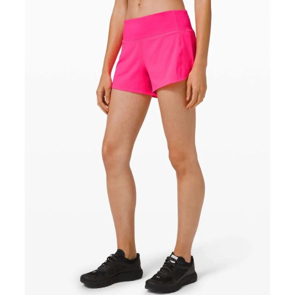 Women's Pink Athletic Shorts - Picture 6 of 7